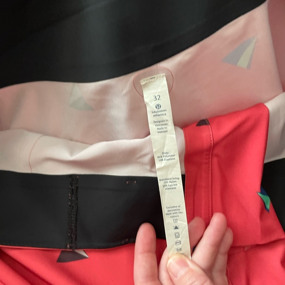 Lululemon pink coral Swim Shorts - Picture 2 of 7